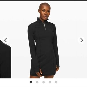 LULULEMON Define Dress (2019 edition), size XS, Black/gold zipper, EUC